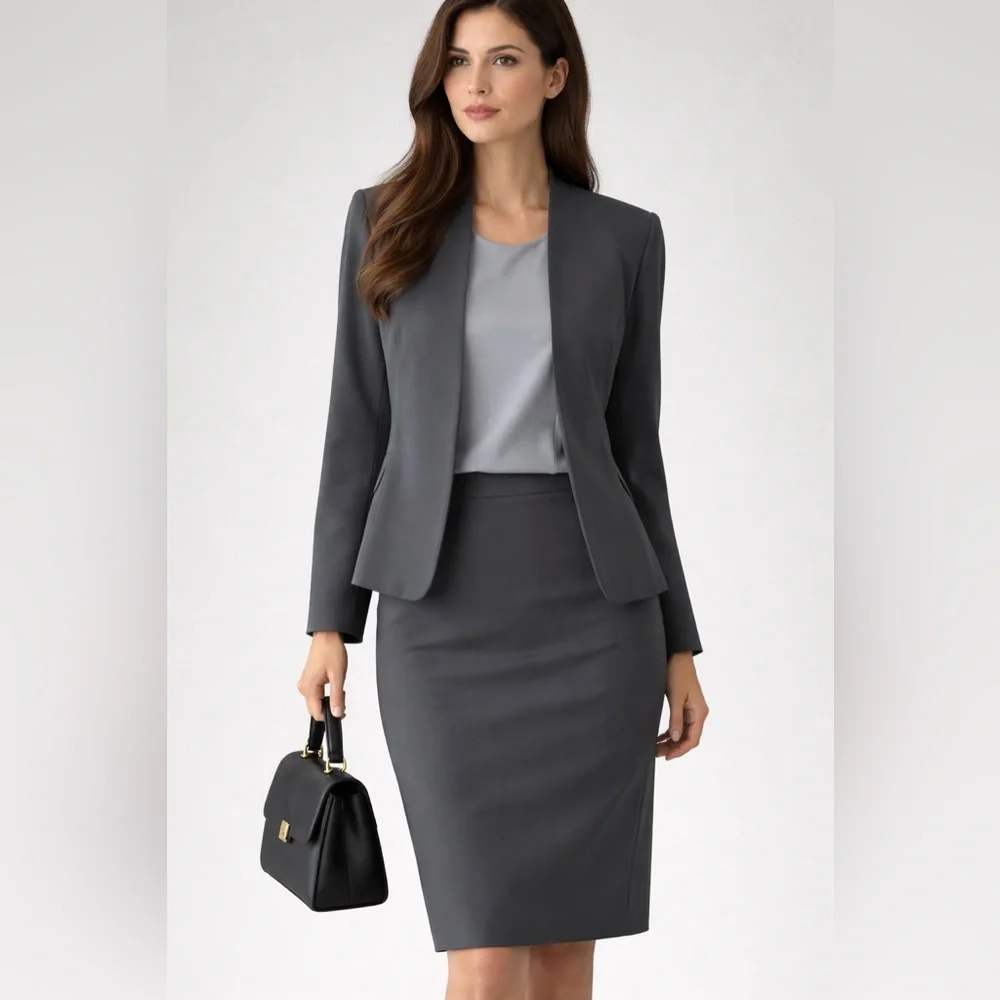Kasper Charcoal 3 Piece Suit - Picture 1 of 9